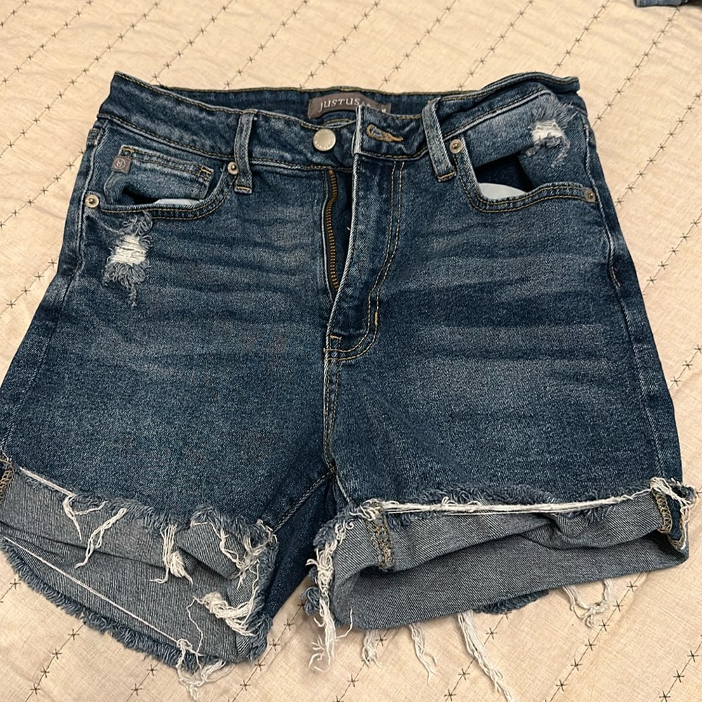Just USA Jean shorts. Size M